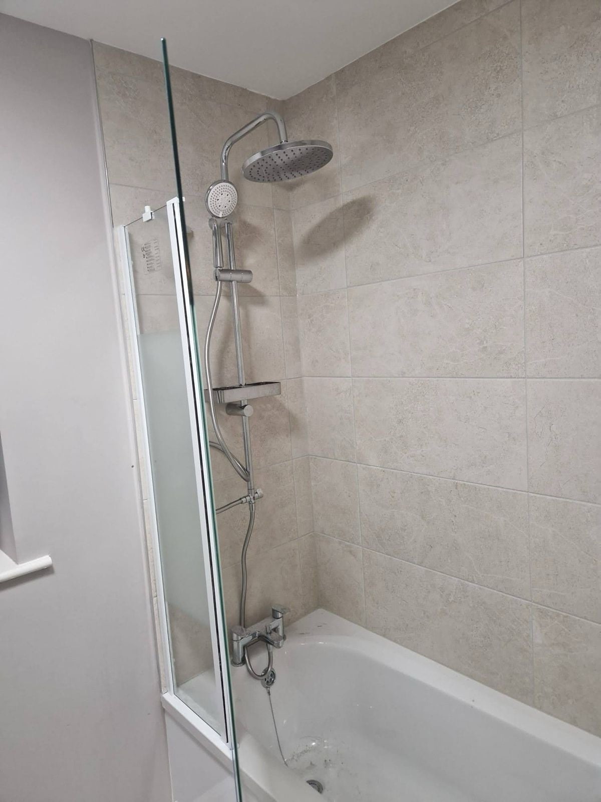Shower door install
