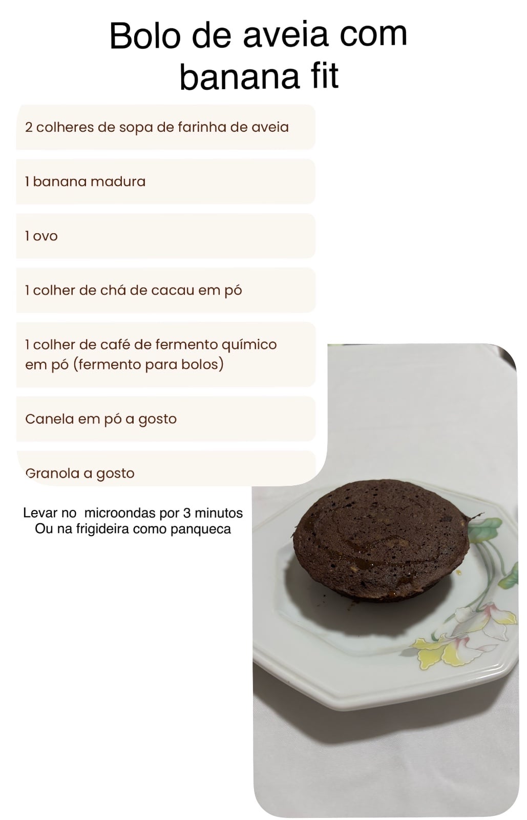 Ótima ideia para o café da manhã 
Praticidade para correria do dia dia…